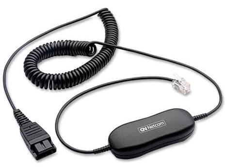 Jabra GN1200 SmartCord for RJ-9 connections (coiled cable) 88011-99