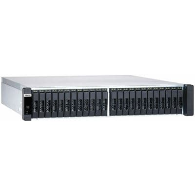 QNAP 24-Bay Enterprise ZFS NAS 2.5in. SAS 12G/6G Xeon D-2142IT 1.9GHz CPU ES2486DC-2142IT-128G