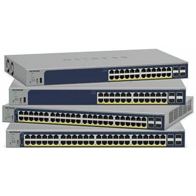 NETGEAR 24-Port Gigabit Managed Switch 4 SFP 802.3at PoE+ Insight Managed GS728TPP-300AUS