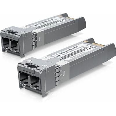 Ubiquiti Pair of 10Gbps Multi-mode SFP+ Modules 850nm 300m Range UACC-OM-MM-10G-D-2