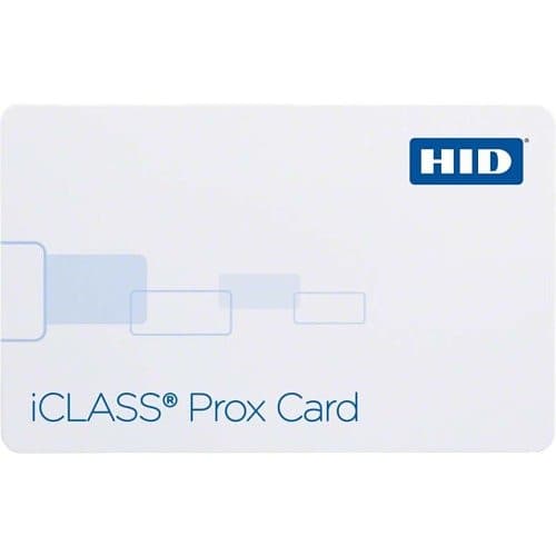 HID HID ICLASS + PROX CARD 2K/2 HID-PROG ICLASS NUM + PROX-NUM MOQ=100 2120HBGGMNM