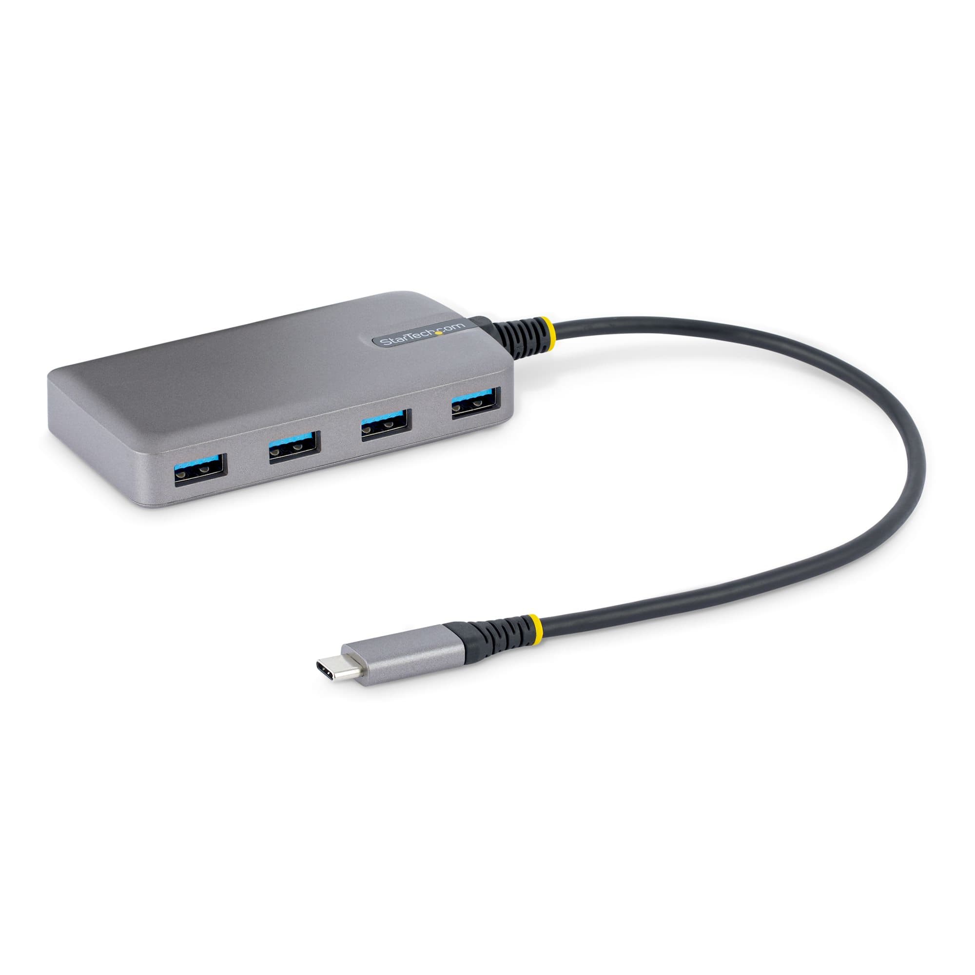 STARTECH STARTECH.COM 4-PORT USB-C HUB, 5GBPS, BUS POWERED, PORTABLE USB TYPE-C HUB 2 YR 5G4AB-USB-C-HUB