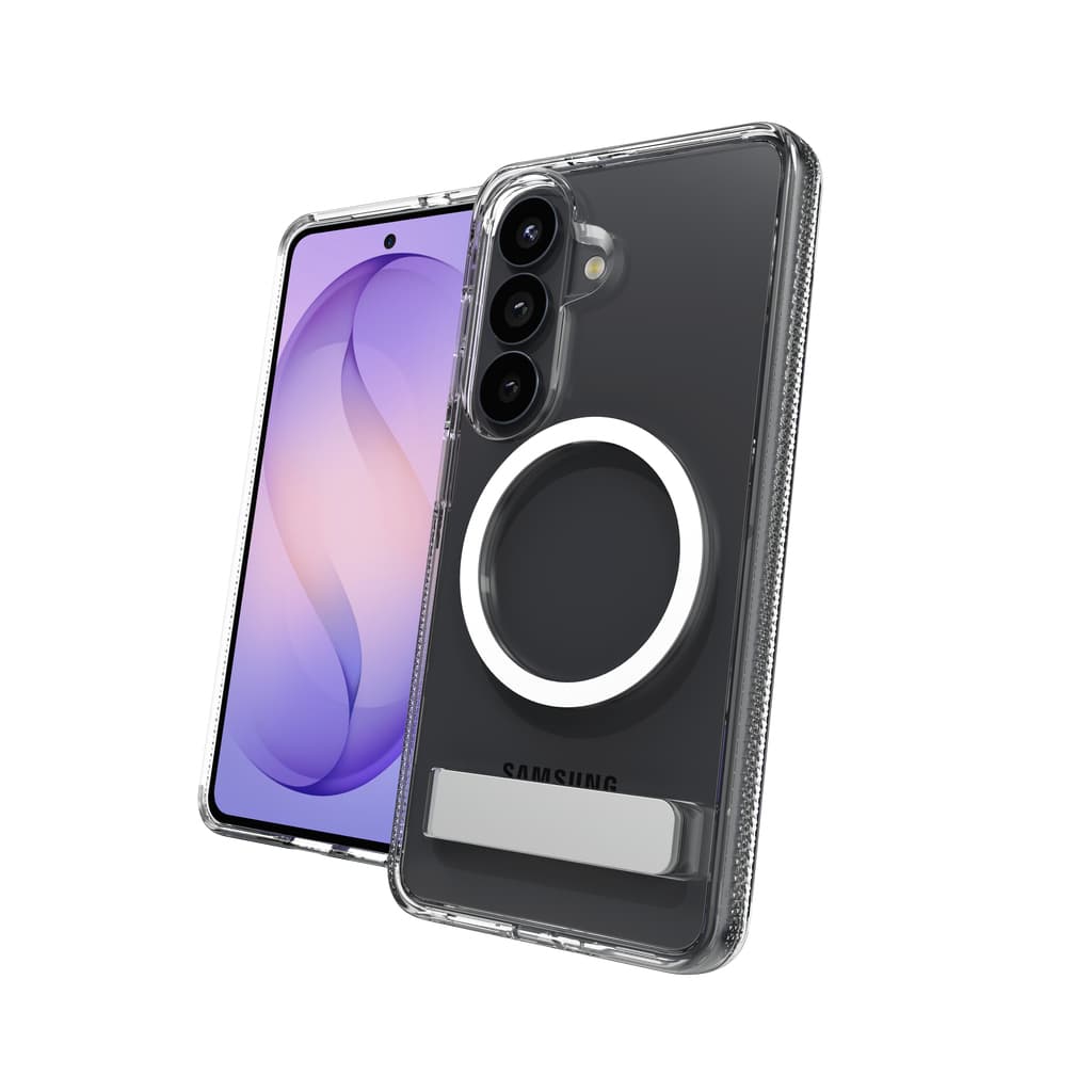 ZAGG ZAGG Crystal Palace Snap Kickstand Case, Samsung Gecko, Clear 702321186