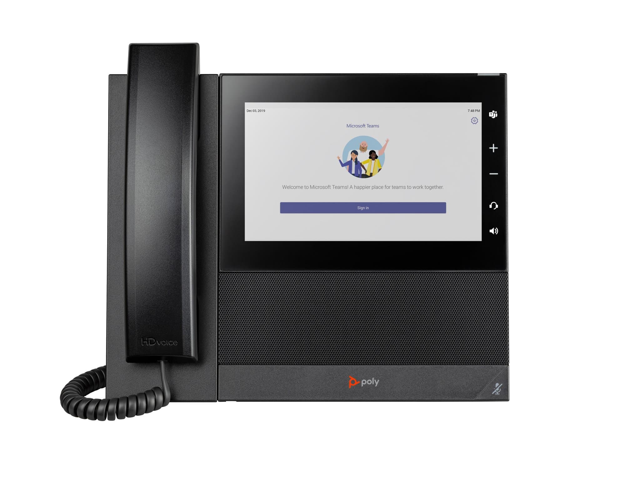 HP HP Poly CCX 600 Business Media Phone for Microsoft Teams and PoE-enabled 82Z84AA