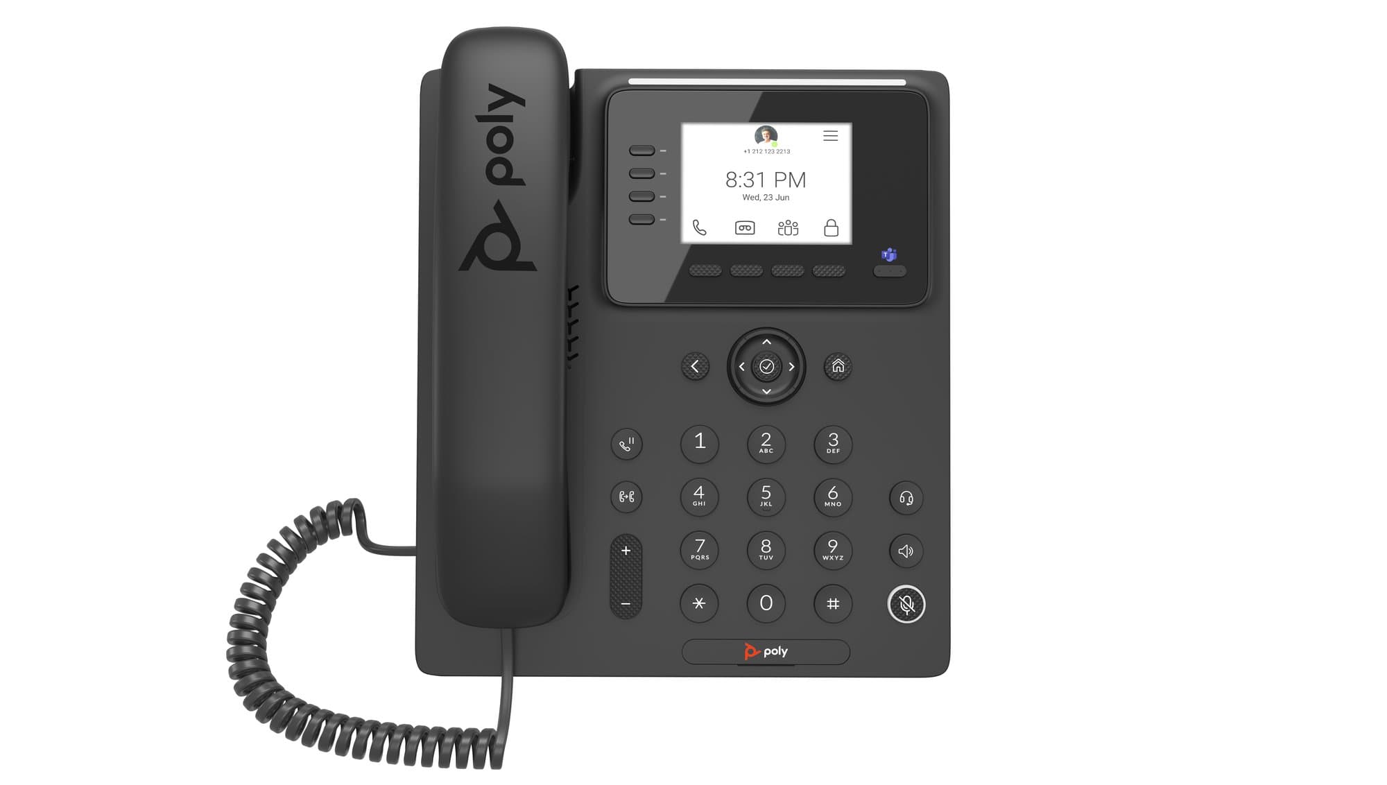 HP HP Poly CCX 350 Business Media Phone for Microsoft Teams and PoE-enabled 848Z7AA