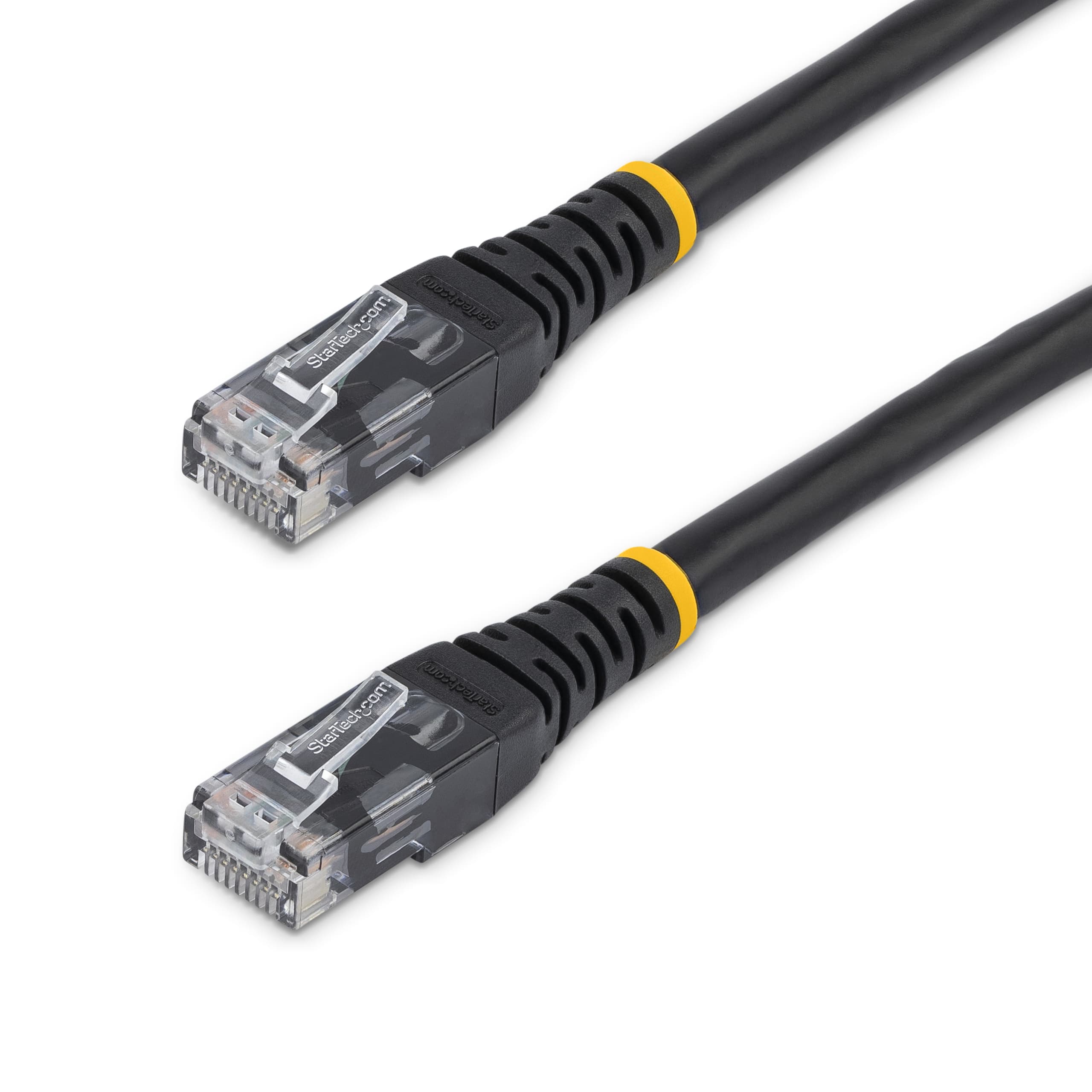 STARTECH STARTECH.COM 4.5M BLACK MOLDED CAT6 UTP PATCH CABLE - ETL VERIFIED, LTW C6PATCH15BK