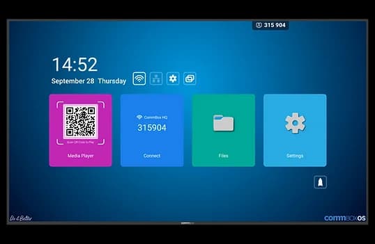 COMMBOX COMMBOX 75" INTELLIGENT GEN2 4K UHD DISPLAY,24/7 HDMI, ANDROID 14, WALL BRACKET,5YR CBDI0275
