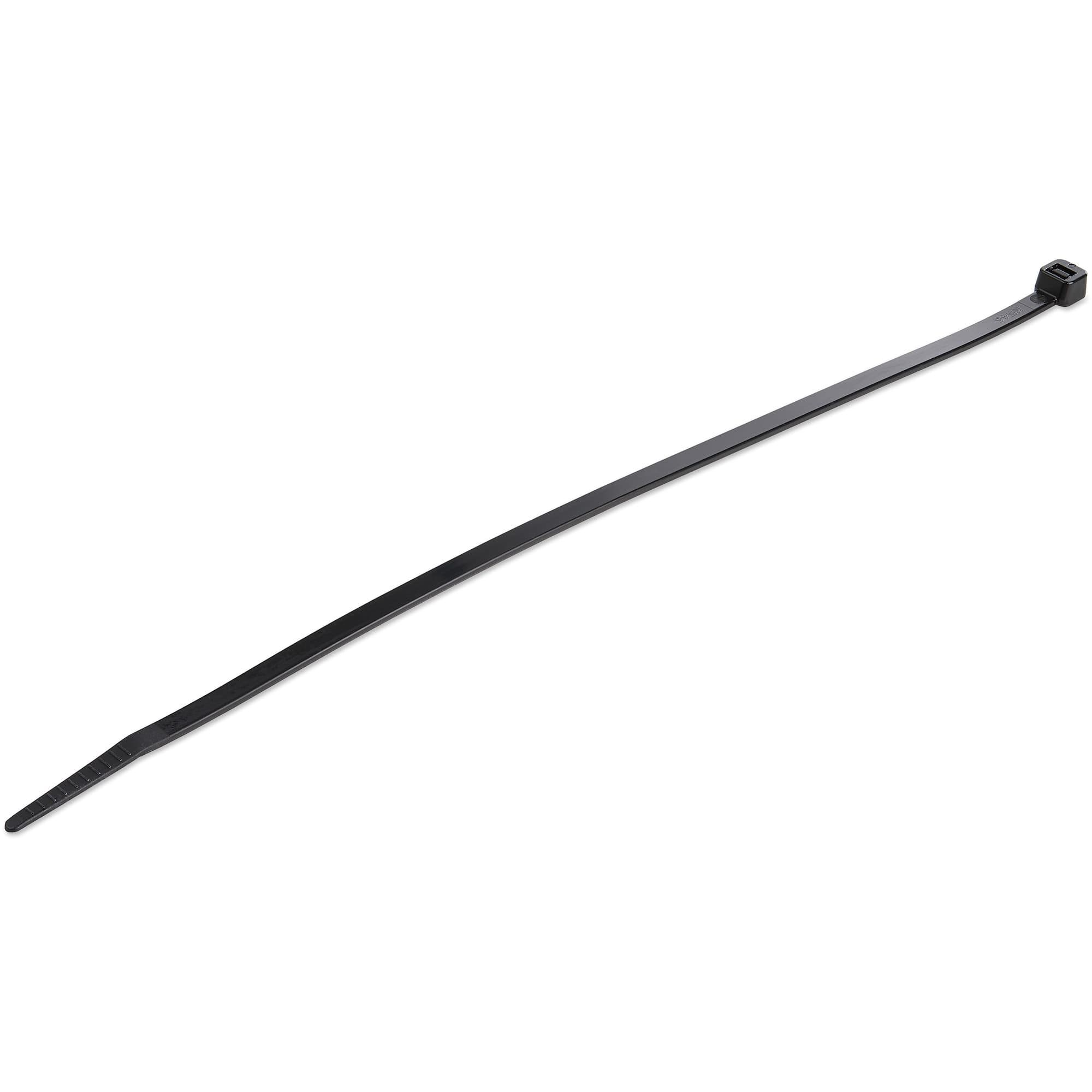 STARTECH STARTECH.COM 1000 PACK 25CM BLACK CABLE TIES, 2 YR CBMZT10BK