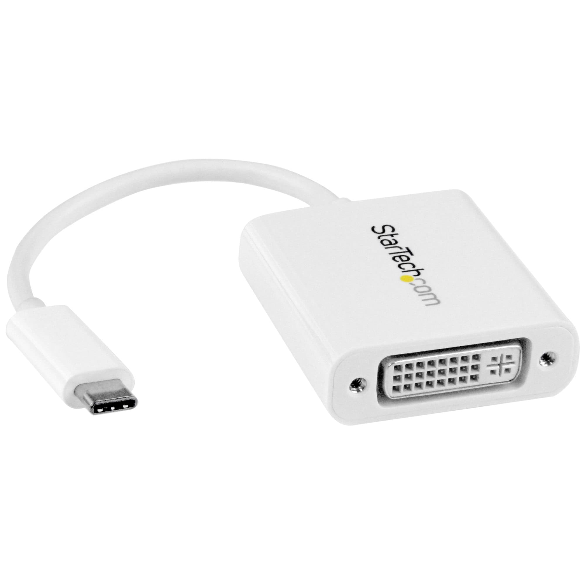 STARTECH STARTECH.COM USB C TO DVI ADAPTER - USB TYPE-C DVI VIDEO CONVERTER - WHITE 3 YR CDP2DVIW