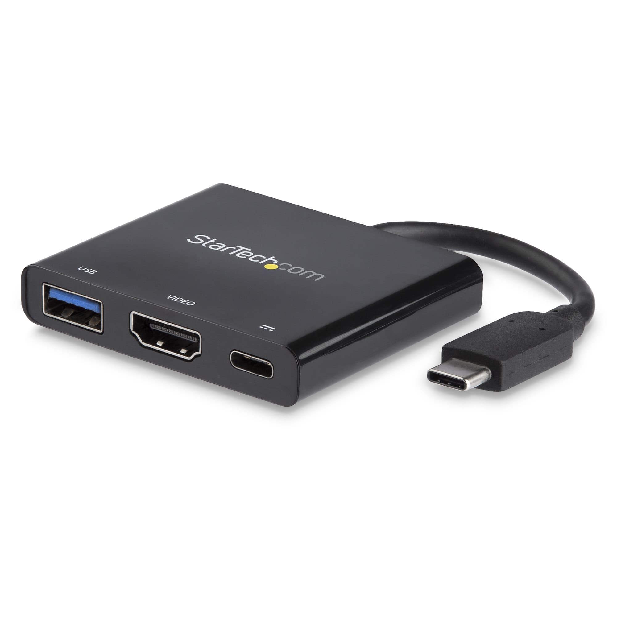 STARTECH STARTECH.COM USB C MULTIPORT ADAPTER - USB TYPE-C TO 4K HDMI - PD/1XUSB 3.0 3 YR CDP2HDUACP