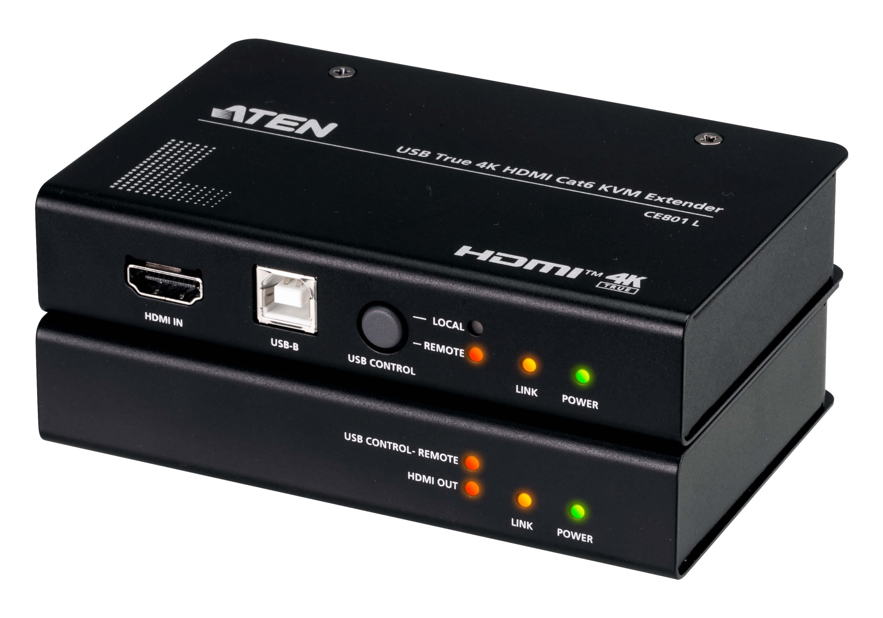 ATEN ATEN USB TRUE 4K HDMI CAT 6 KVM EXTENDER (4K @ 70 M) CE801-AT-U