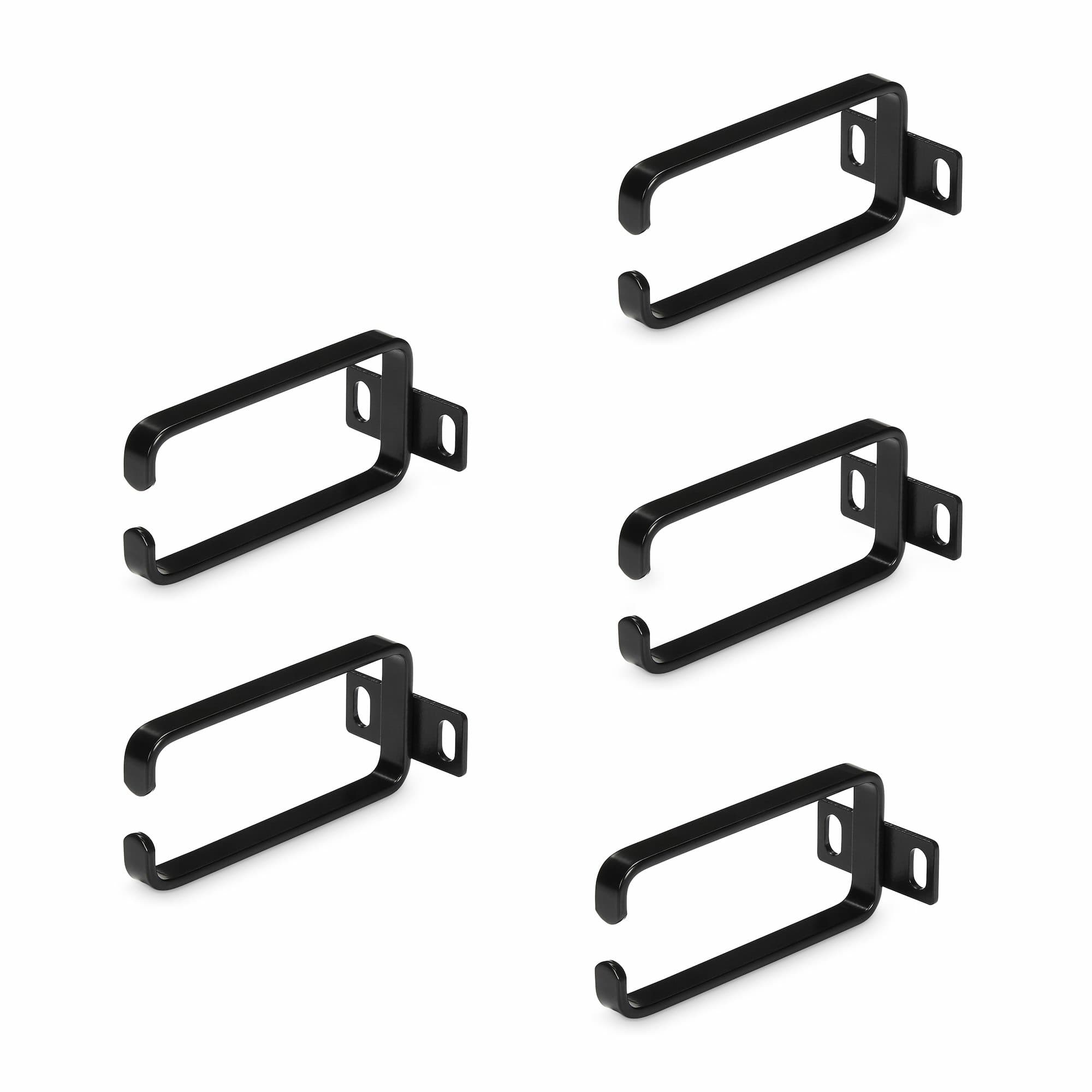 STARTECH STARTECH.COM 5-PACK 1U VERTICAL CABLE MANAGEMENT D-RING HOOKS, CABLE MANAGER 2 YR CMHOOK1UN5PK