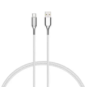 CYGNETT Cygnett Armored 2.0 USB-C to USB-A(3A/60W )Cable 1M -White CY2697PCUSA