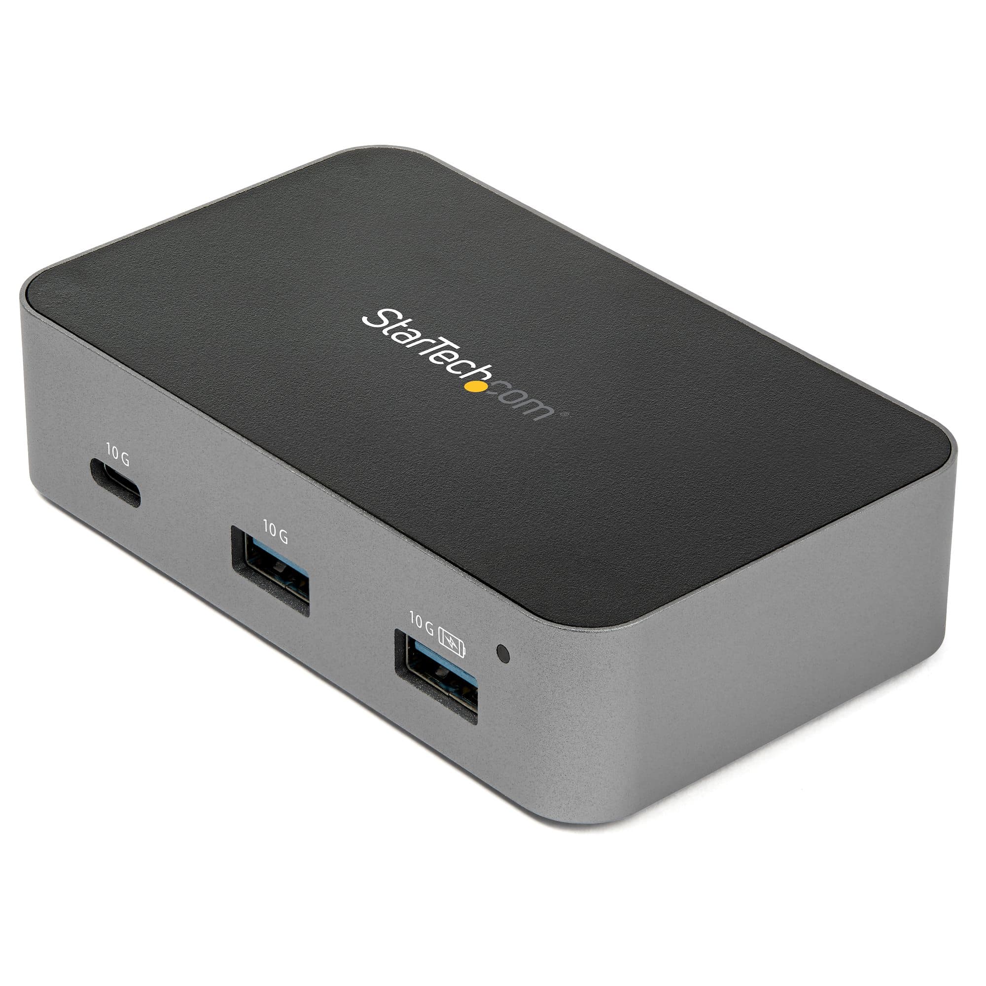 STARTECH STARTECH.COM 3 PORT USB C HUB WITH ETHERNET - 2XA/1XC 10GBPS - SELF POWERED 2 YR HB31C2A1CGS