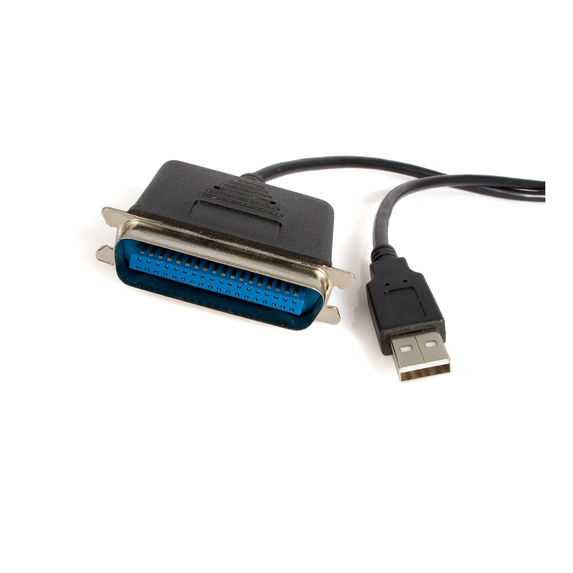 STARTECH STARTECH.COM 6' PARALLEL PRINTER ADAPTER CABLE - BLACK - USB TO LPT ADAPTER 2 YR ICUSB1284