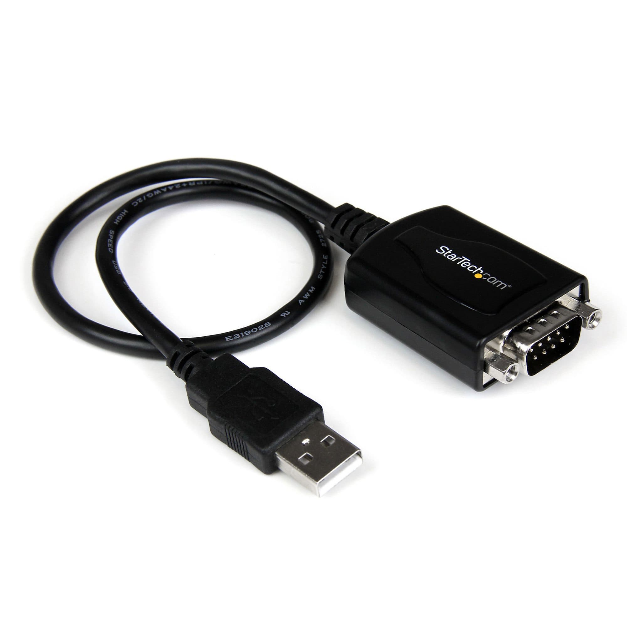 STARTECH STARTECH.COM USB TO SERIAL RS232 ADAPTER CABLE WITH COM RETENTION 1' 2 YR ICUSB232PRO