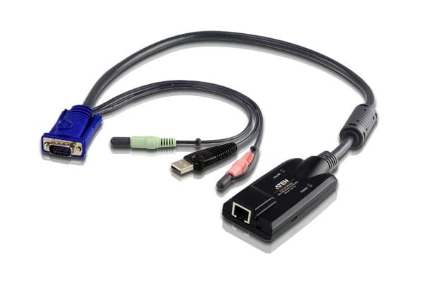 ATEN ATEN VGA USB VIRTUAL MEDIA KVM ADAPTER WITH AUDIO FOR KN, KM SERIES KA7176-AX