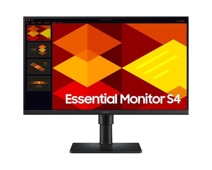 SAMSUNG SAMSUNG S4 S402GD 24" (16:9) FHD IPS MONITOR, 100HZ, DP, HDMI(2), USB(2), H/ADJ, 3YR LS24D402GEEXXY