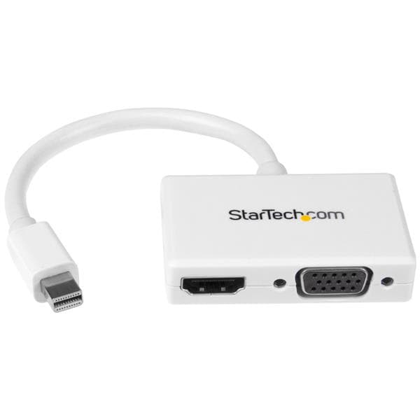 STARTECH STARTECH.COM MINI DISPLAYPORT TO HDMI OR VGA ADAPTER - TRAVEL A/V CONVERTER 3 YR MDP2HDVGAW