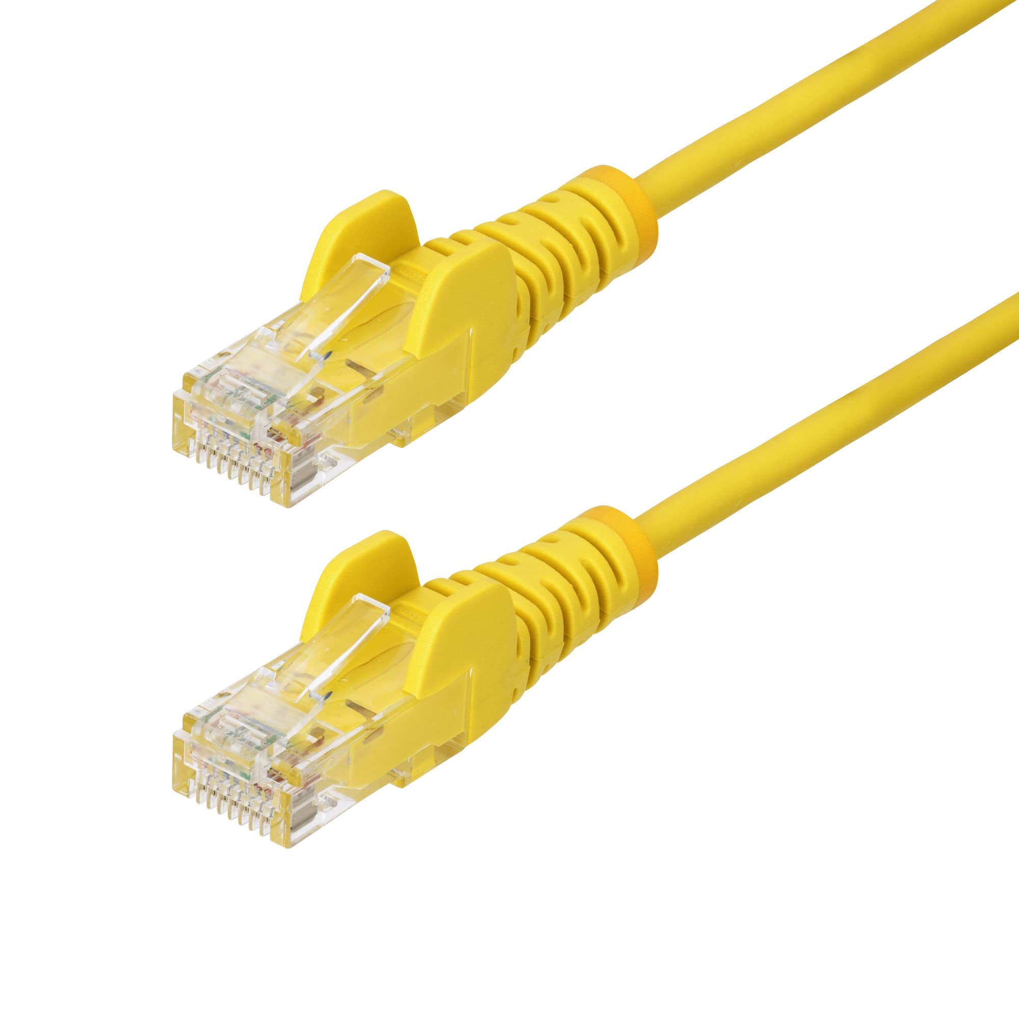 STARTECH STARTECH.COM 5M YELLOW SLIM CAT6 ETHERNET CABLE, SNAGLESS, 28AWG, LSZH, LTW N6PAT5MYLS