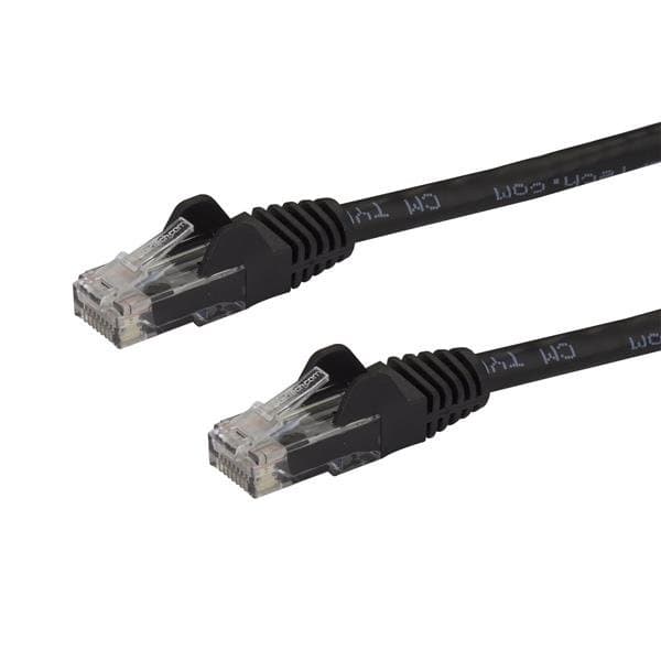 STARTECH STARTECH.COM 7.5 M CAT6 CABLE - PATCH CORD - BLACK - SNAGLESS, LTW N6PATC750CMBK