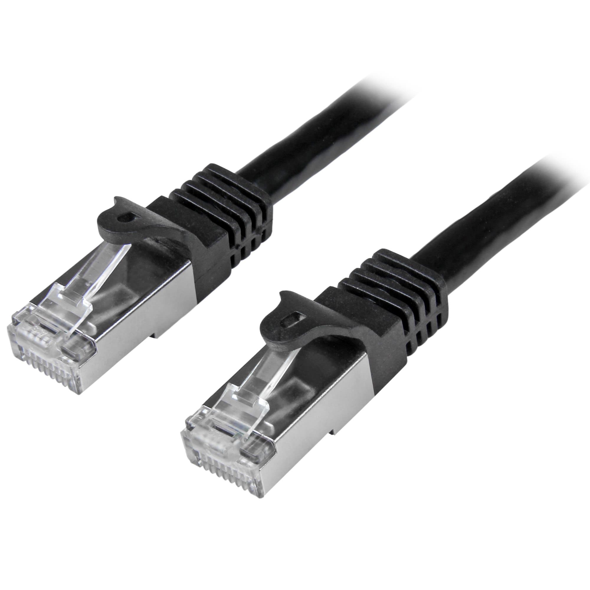 STARTECH STARTECH.COM 2M BLACK CAT6 PATCH CABLE - SHIELDED (SFTP) N6SPAT2MBK