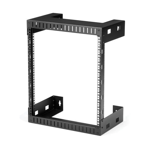 STARTECH STARTECH.COM 12U 19" WALL MOUNT NETWORK RACK 12" DEEP OPEN AV IT DATA RACK 5 YR RK12WALLO