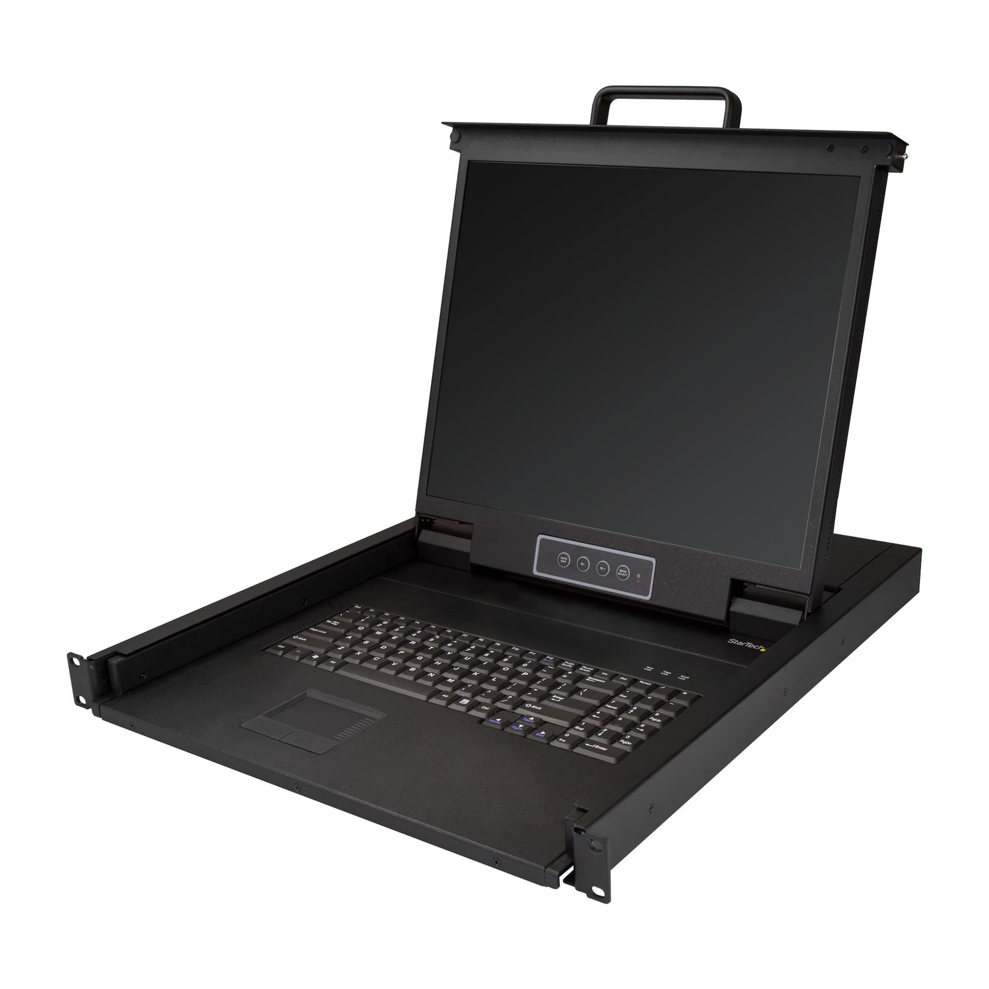STARTECH STARTECH.COM 1U SINGLE PORT KVM CONSOLE FOR SERVER RACK - VGA KVM - 19IN 2 YR RKCONS1901