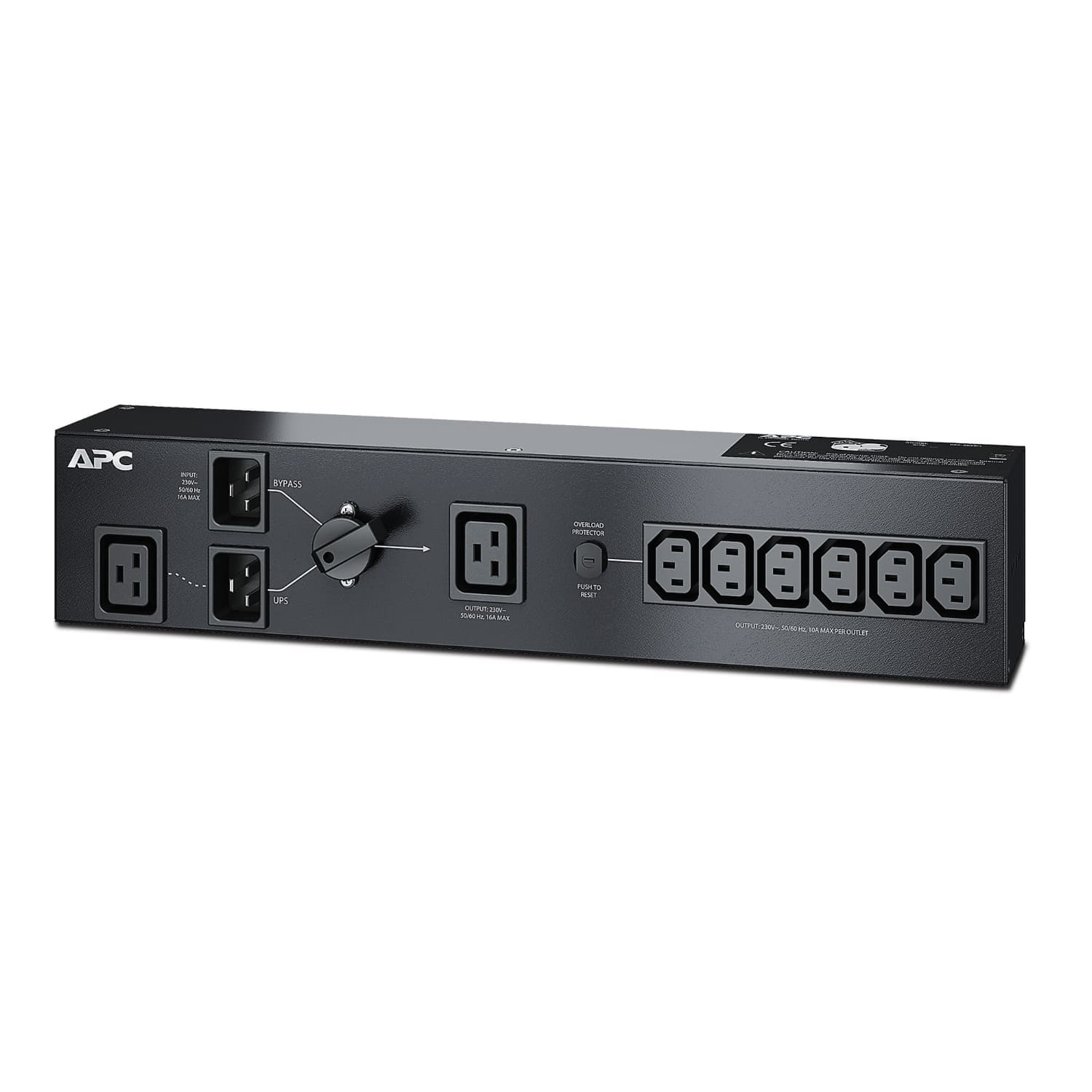APC APC (SBP3000RMI) SERVICE BYPASS PDU, 230V 16AMP W/ (6) IEC C13 AND (1) C19 SBP3000RMI