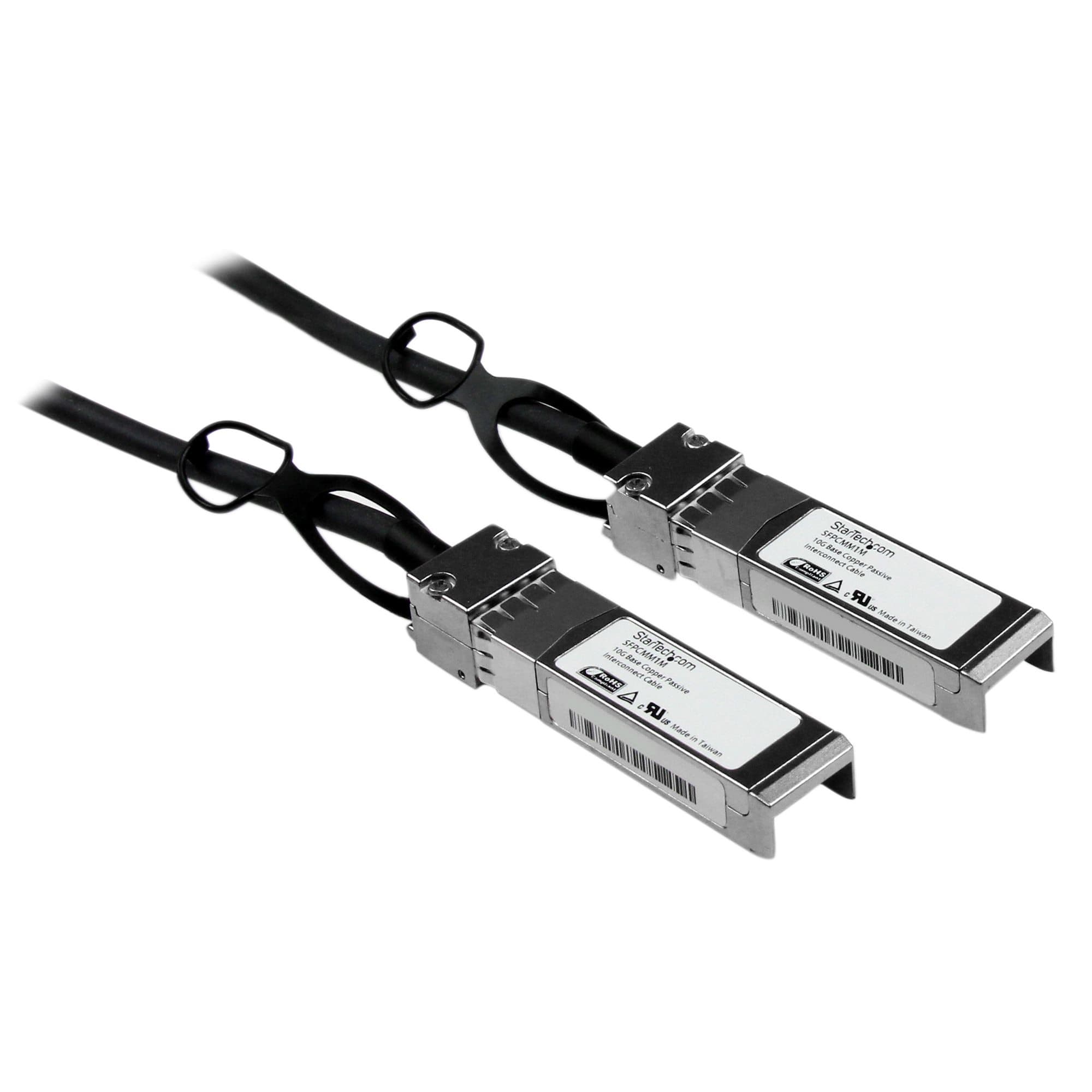 STARTECH STARTECH.COM CISCO SFP-H10GB-CU1M COMPATIBLE 1M 10GBE SFP+ DAC TWINAX CABLE LTW SFPCMM1M