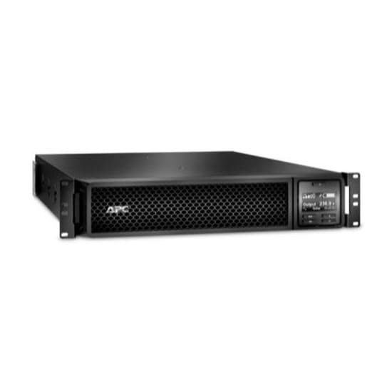 APC APC SMART-UPS SRT 1500VA 230V, (6) IEC 320 C13, RJ-45 SERIAL, SMARTSLOT, USB, LCD, 2U RACK SRT1500RMXLI