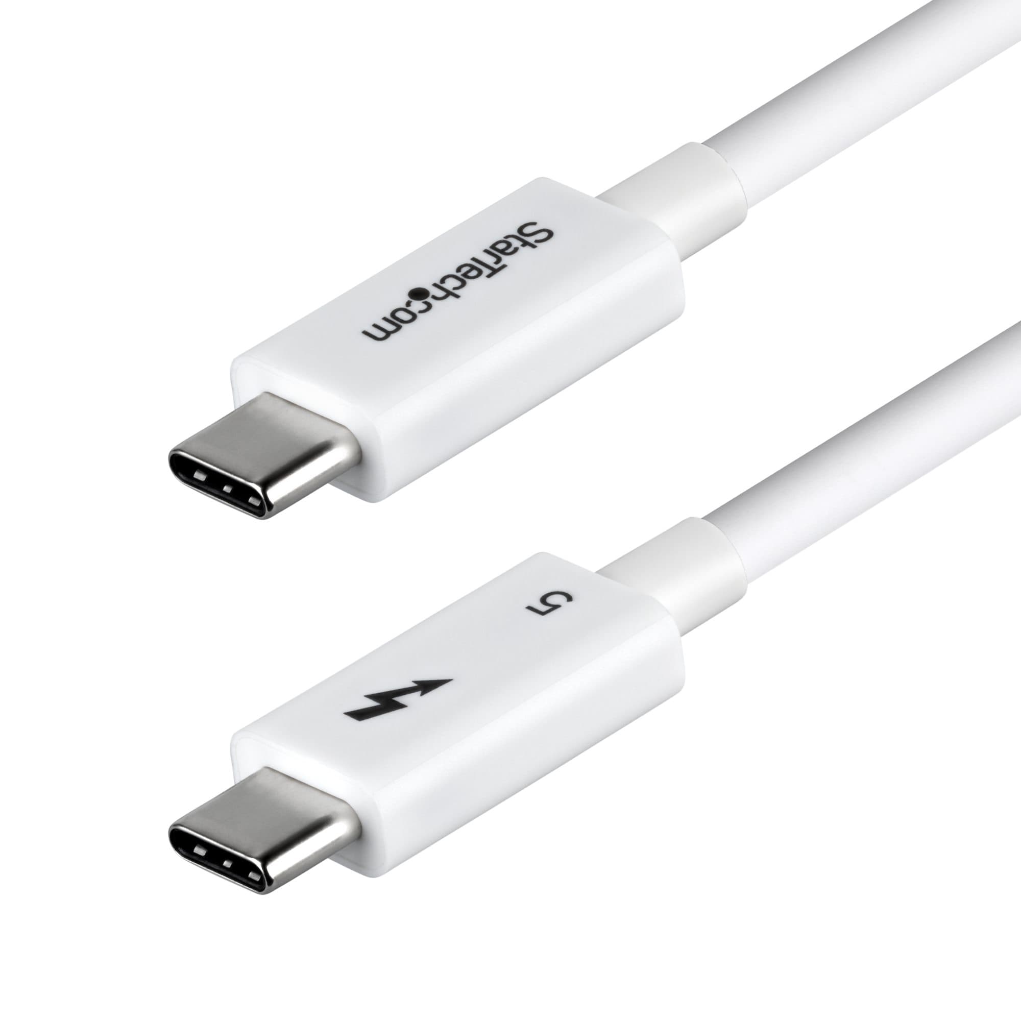 STARTECH STARTECH.COM 3FT (1M) THUNDERBOLT 5 CABLE, 80GBPS, CERTIFIED - WHITE, LTW TBLT5MM1M240WWH