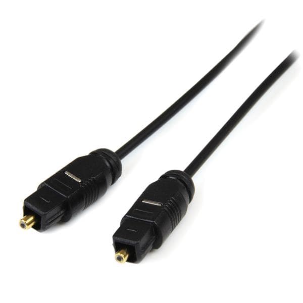 STARTECH STARTECH.COM 3 FT TOSLINK SPDIF OPTICAL DIGITAL AUDIO CABLE LTW THINTOS3