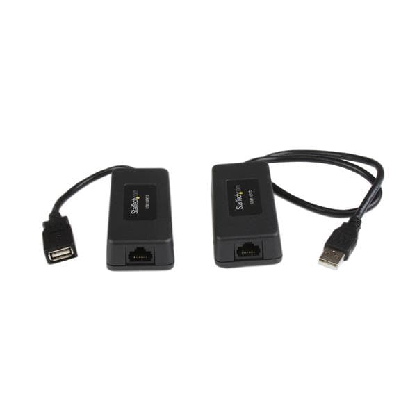 STARTECH STARTECH.COM USB ETHERNET EXTENDER - USB OVER CAT5 OR CAT6 - 131FT (40M), 3 YR USB110EXT2