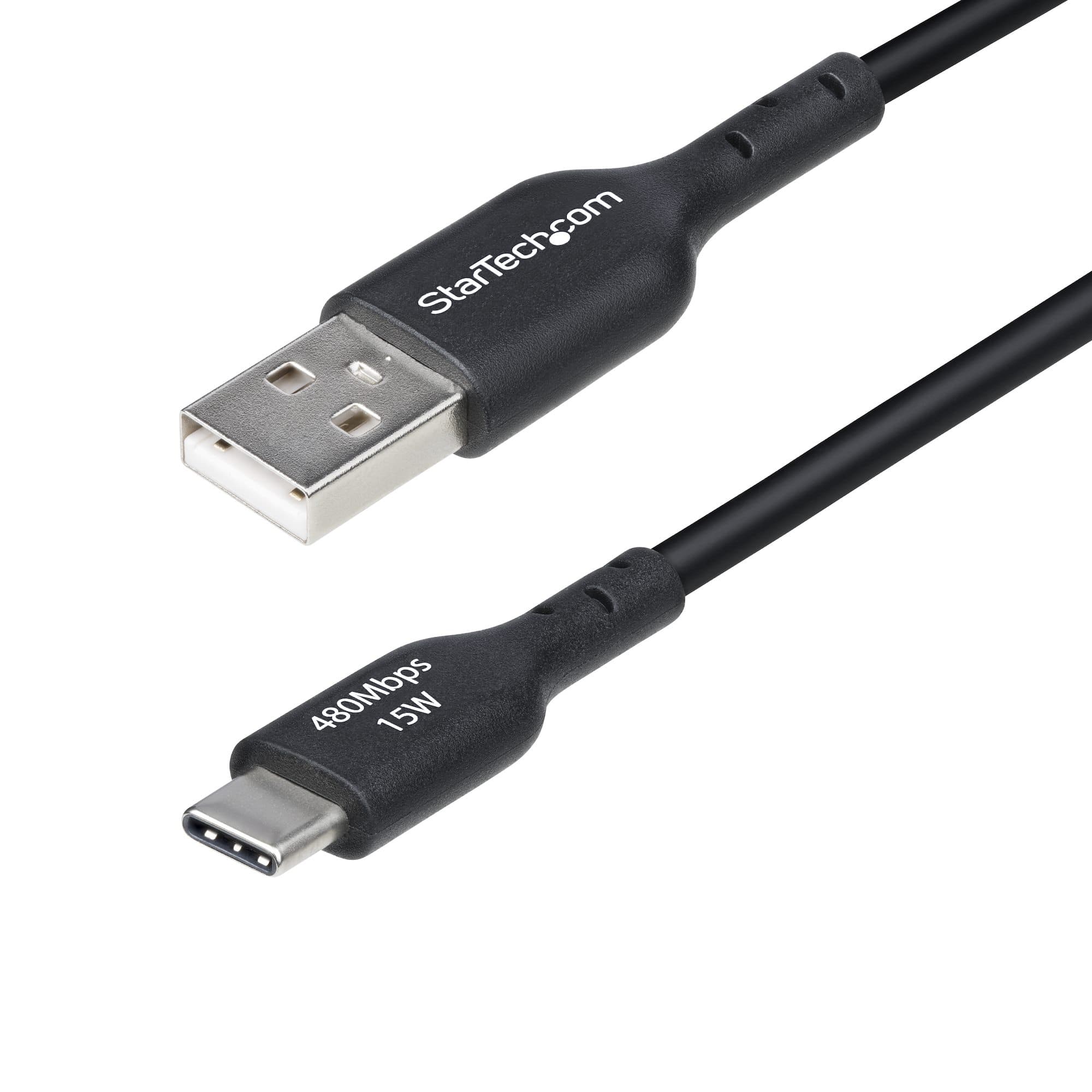 STARTECH STARTECH.COM 3FT (1M) USB-A TO USB-C CHARGING CABLE, CHARGER CORD, M/M, LTW USB2AC1MNC