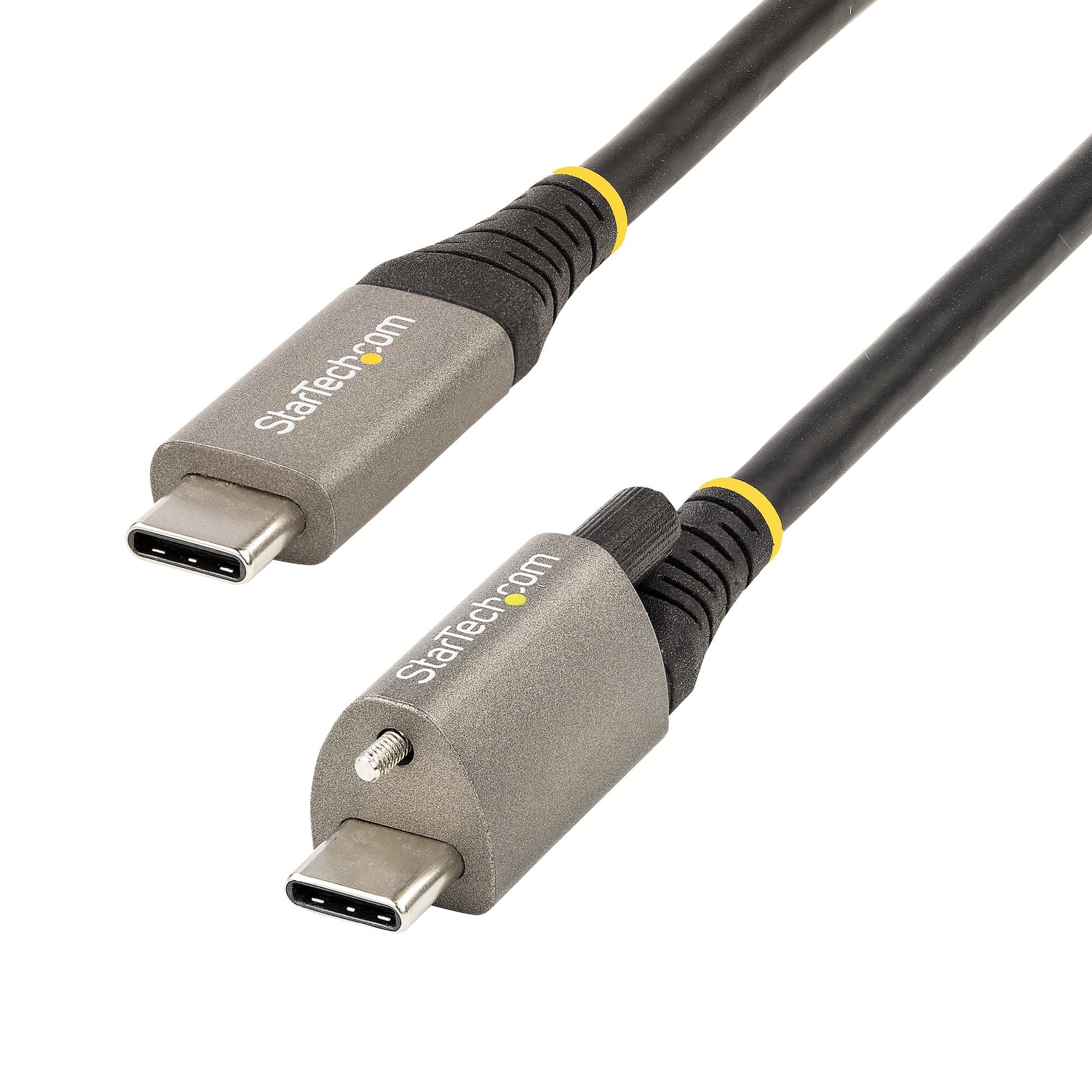 STARTECH STARTECH.COM 1M SCREW LOCKING USB C CABLE 10GBPS - TYPE-C - 100W (5A), 2 YR USB31CCTLKV1M
