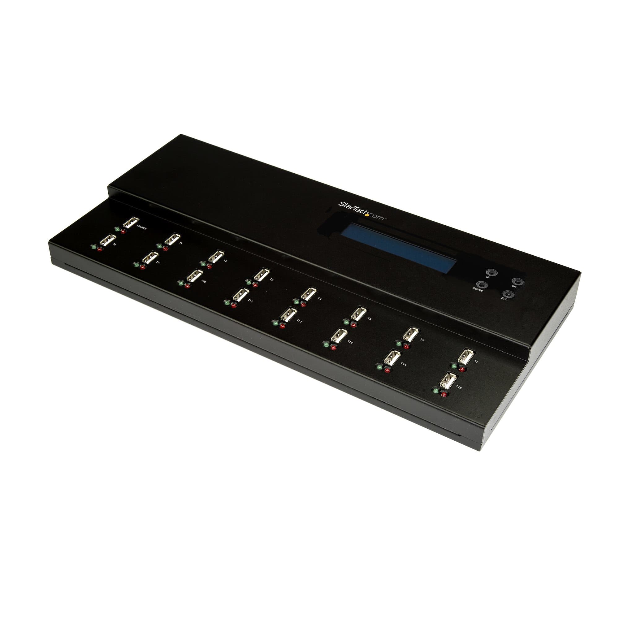 STARTECH STARTECH.COM STANDALONE 1 TO 15 USB THUMB DRIVE DUPLICATOR & ERASER, 2 YR USBDUPE115