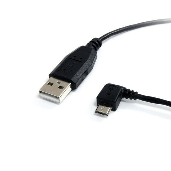 STARTECH STARTECH.COM 3 FT MICRO USB CABLE - A TO LEFT ANGLE MICRO B LTW UUSBHAUB3LA