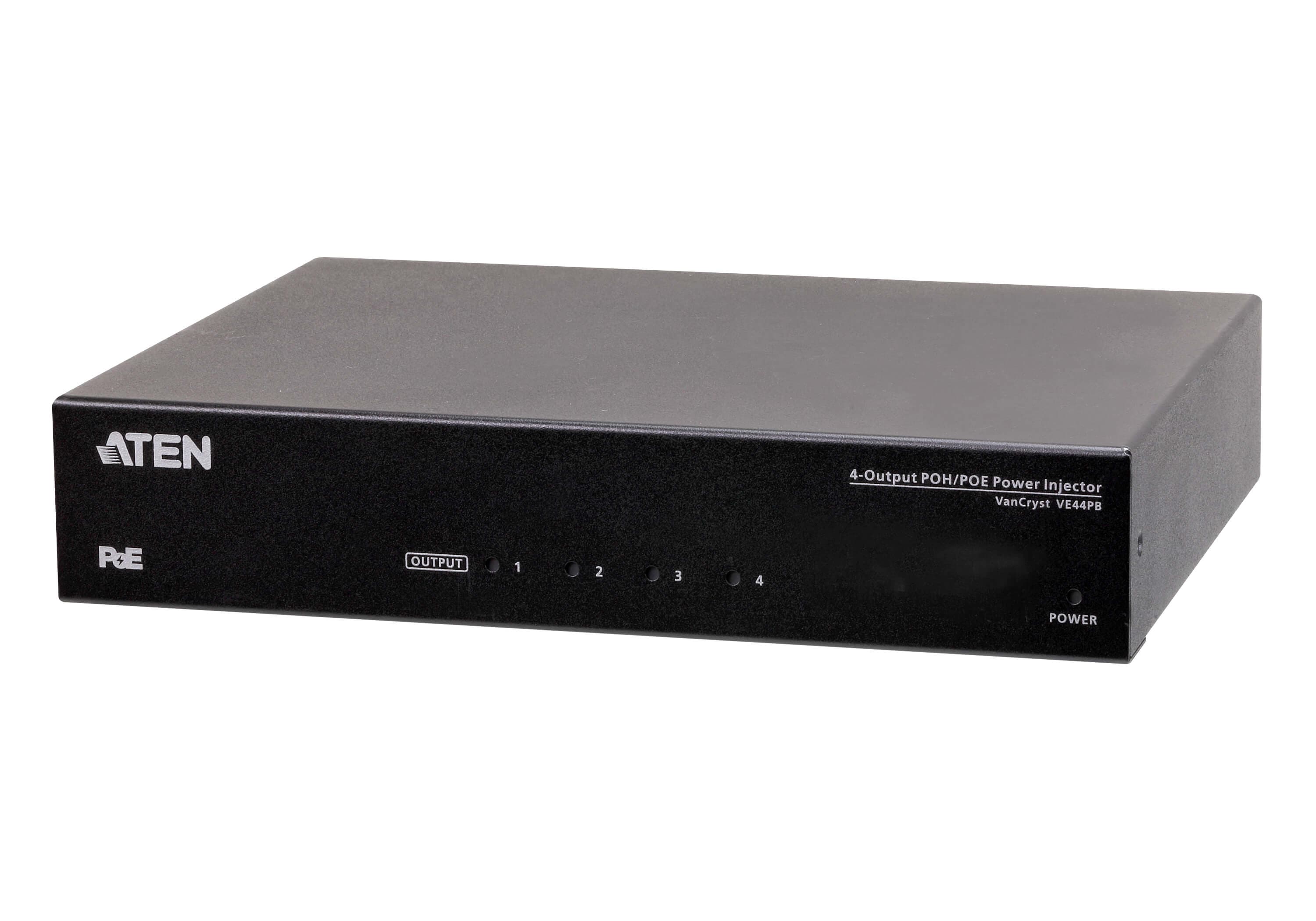ATEN ATEN 4 OUTPUT POE POWER INJECTOR VE44PB-AT-U
