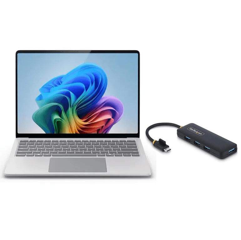 MICROSOFT MICROSOFT BUNDLE - SURFACE LAPTOP 7TH 15" SD X ELITE 16GB 512GB PLATINUM - FREE ST.COM USB HUB ZHQ-00016-USBHUB