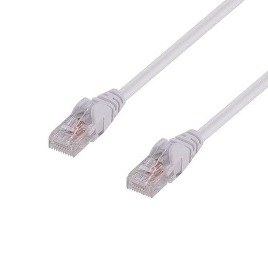 Dynamix DYNAMIX 15m Cat6 White UTP Patch Lead (T568A Specification) 250MHz PLW-C6A-15