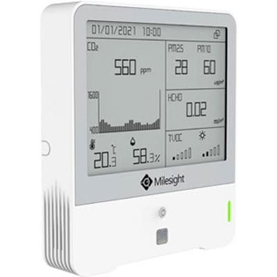 Milesight IoT Milesight LoRaWAN AU915/AS923 9 in 1 Indoor Ambience Monitoring IoT Sensor (O3 Version) AM319-O3-915M
