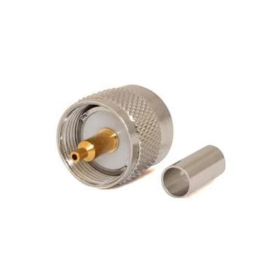 Go Wireless NZ UHF Male 50 Ohm CRIMP Connector for LMR195/RG58 C-UHF1-195