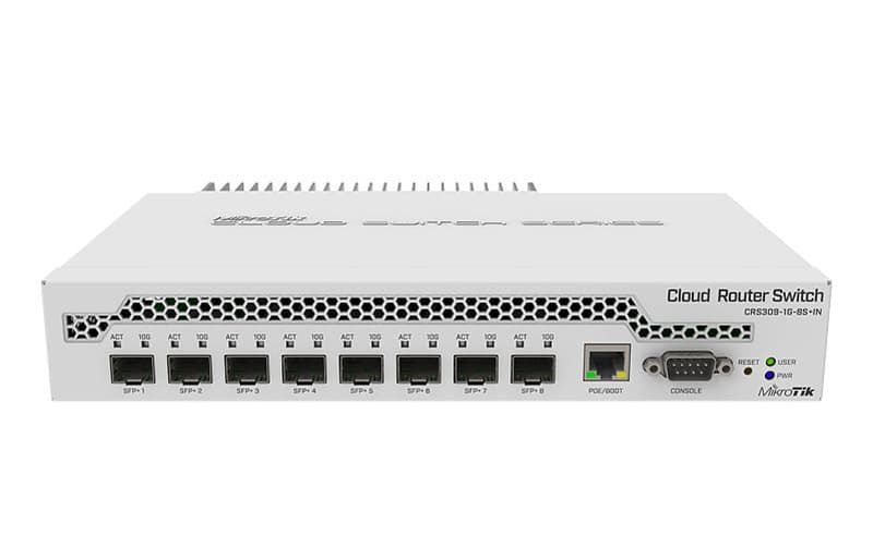 MikroTik MikroTik Cloud Router Fibre Switch CRS309-1G-8S+IN CRS309-1G-8S+IN
