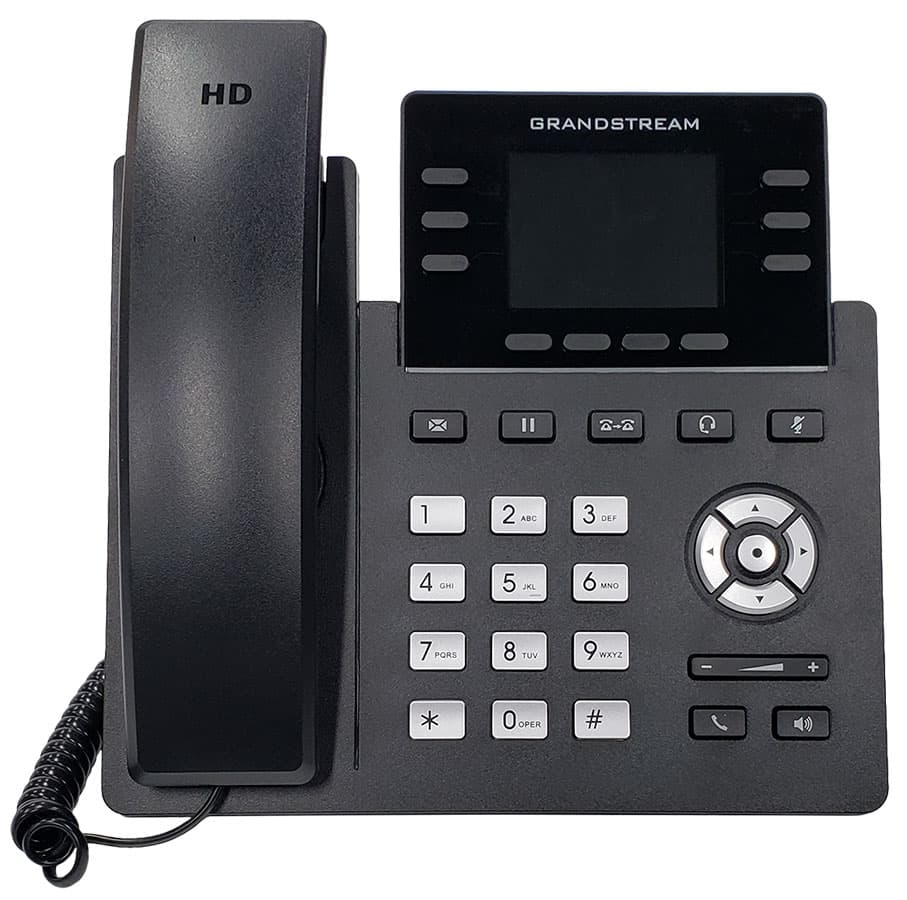 Grandstream Networks Grandstream GRP2613W 6 Lines, 6 SIP Accounts,  2.8 in Colour Screen, PoE + GigE and Wi-Fi GRP2613W