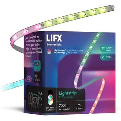 LIFX LIFX Colour LED Lightstrip 1 Metre Starter Kit with Controller and Power supply LZ3TV1MAU