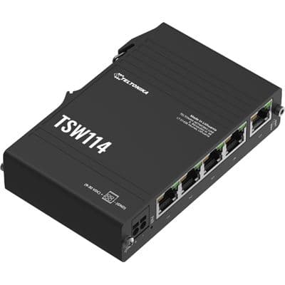 Teltonika Teltonika TSW114 DIN Rail 5 Port GbE Switch TSW114