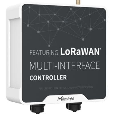Milesight IoT Milesight UC502-EA AU915/AS923 LoraWan IoT Controller with External Antenna Connectors and GPIO/AI/RS232/RS485/SDI12 UC502-915M-EA
