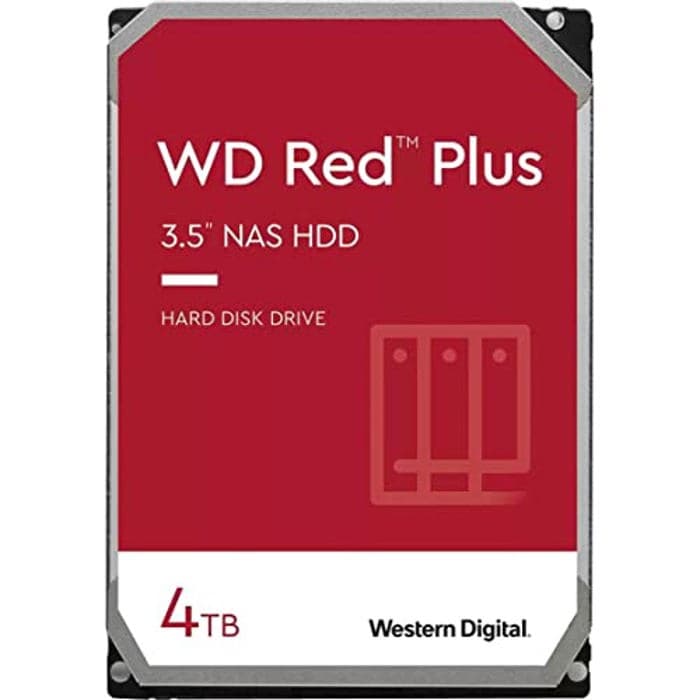 WD WD Red Plus 3.5" NAS HDD 4TB WD40EFPX