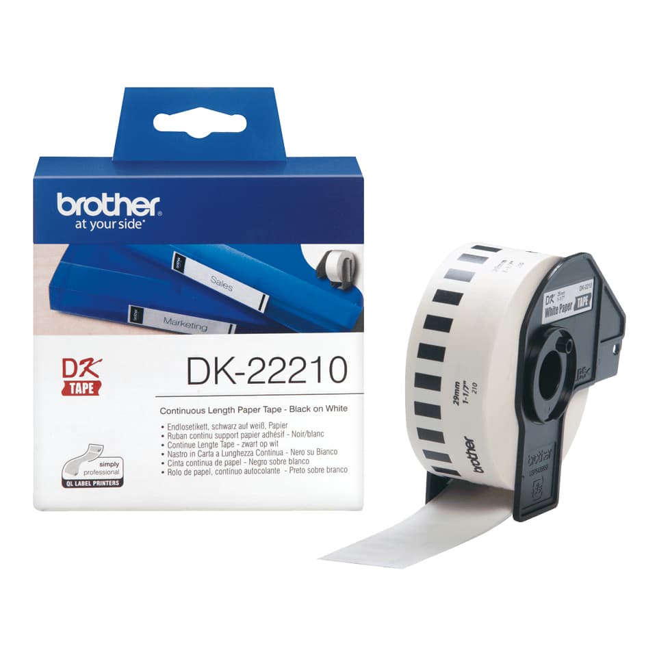BROTHER BROTHER Bro DK-TAPE DK22210 29mm x 38.40m roll 1017006